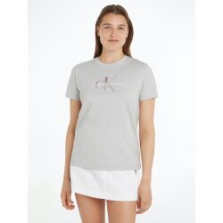 CALVIN KLEIN JEANS T-SHIRT CON LOGO IRIDESCENTE
