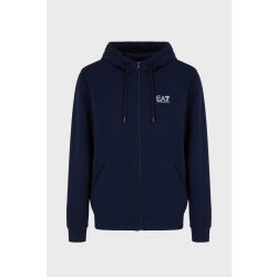 EA7 FELPA CON CAPPUCCIO E ZIP LOGO SERIES