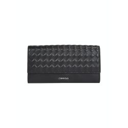 CALVIN KLEIN PORTAFOGLIO TRAPUNTATO CHIUSURA RFID