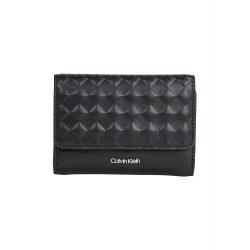 CALVIN KLEIN PORTAFOGLIO TRAPUNTATO A TRE ANTE CHIUSURA RFID