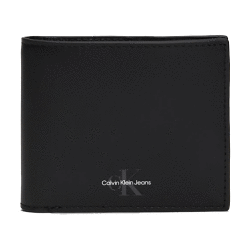 CALVIN KLEIN PORTAFOGLIO IN PELLE CON PORTAMONETE E BLOCCO RFID