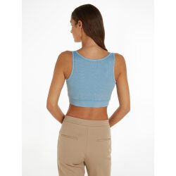 Alternative view of CALVIN KLEIN JEANS TOP CORTO IN COTONE LAVATO