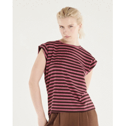 CROCHE' T-SHIRT A RIGHE