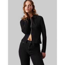 Alternative view of CALVIN KLEIN GIACCA MAGLIA PUNTO MILANO CON ZIP INTEGRALE