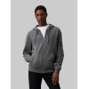 CALVIN KLEIN JEANS FELPA CON CAPPUCCIO E ZIP INTEGRALE