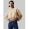 CALVIN KLEIN JEANS FELPA CORTA IN SPUGNA DI COTONE