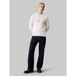 Alternative view of CALVIN KLEIN JEANS MAGLIONE CON STEMMA IN COTONE A COSTINE