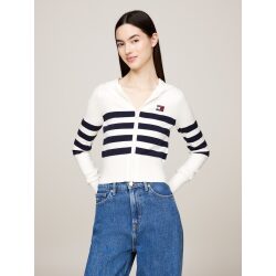 Alternative view of TOMMY JEANS MAGLIA CON CAPPUCCIO E ZIP INTEGRALE