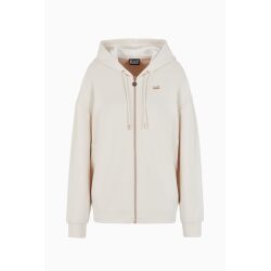 EA7 FELPA CON CAPPUCCIO E ZIP