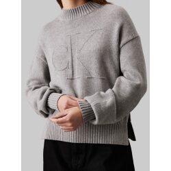 CALVIN KLEIN JEANS MAGLIONE IN COTONE E LANA