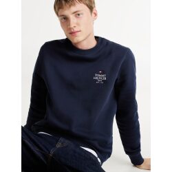 TOMMY HILFIGER FELPA CON LOGO SUL PETTO