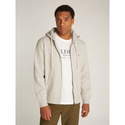 TOMMY HILFIGER FELPA CON CAPPUCCIO E ZIP INTEGRALE