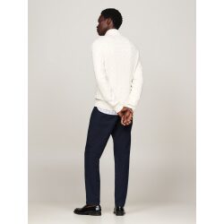Alternative view of TOMMY HILFIGER PULLOVER A MAGLIA INTRECCIATA CON MEZZA ZIP