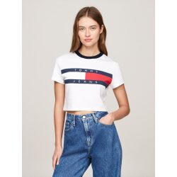 TOMMY JEANS T-SHIRT CROPPED