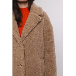 Alternative view of RINO & PELLE CAPPOTTO TEDDY MEDIA LUNGHEZZA