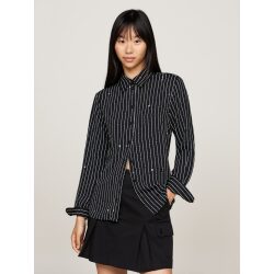 Alternative view of TOMMY JEANS CAMICIA RELAXED FIT A RIGHE CON STELLE