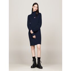 TOMMY JEANS VESTITO PULLOVER MINI CON COLLO DOLCEVITA