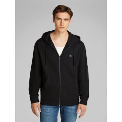 CALVIN KLEIN JEANS FELPA CON CAPPUCCIO E ZIP INTEGRALE