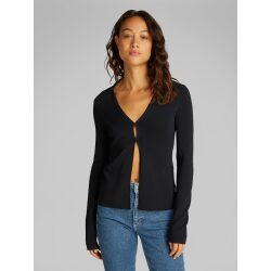 CALVIN KLEIN JEANS CARDIGAN DI MAGLIA ELASTICIZZATA SLIM FIT