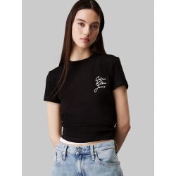 CALVIN KLEIN JEANS T-SHIRT SLIM CON LOGO