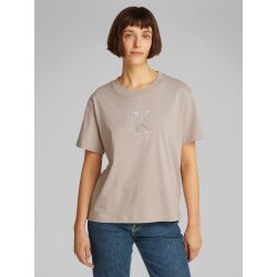 CALVIN KLEIN JEANS T-SHIRT CON MONOGRAMMA TAGLIO RELAXED
