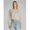 CALVIN KLEIN JEANS FELPA BOXY IN SPUGNA DI COTONE