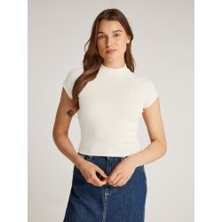 CALVIN KLEIN JEANS T-SHIRT SLIM A COSTINE TESTURIZZATA