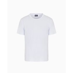 Alternative view of EA7 T-SHIRT GIROCOLLO PREMIUM SHIELD IN MISTO VISCOSA