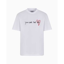 EA7 T-SHIRT UNISEX 7.CUORE IN JERSEY DI COTONE