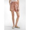 DEHA PANTALONCINI STAMPATI ALLOVER IN COTONE INCRESPATO