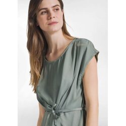 DEHA BLUSA IN RASO E POPELINE VERDE