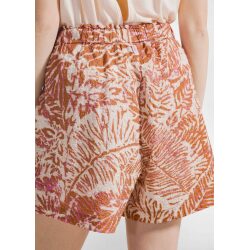 Alternative view of DEHA PANTALONCINI STAMPATI ALLOVER IN COTONE INCRESPATO