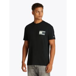 TOMMY JEANS T-SHIRT CON LOGO PAISLEY SUL RETRO