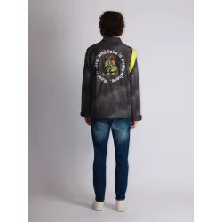 Alternative view of BERNA GIACCA OVERSHIRT EFFETTO TIE DYE