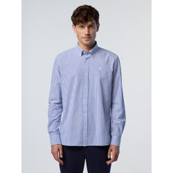 NORTH SAILS CAMICIA IN SEERSUCHER A RIGHE