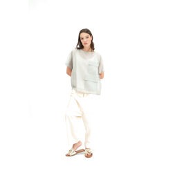 THIPO BLUSA DOPPIA TASCA NERA