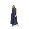 THIPO VESTITO SENZA MANICHE CON SPACCO