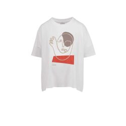 BOMBOOGIE T-SHIRT AMPIA IN COTONE CON RICAMO