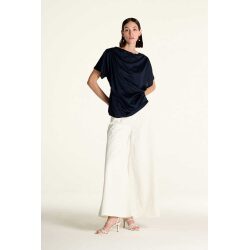 Alternative view of CROCHE' T-SHIRT MANICA CORTA CON ARRICCIO IN MODAL
