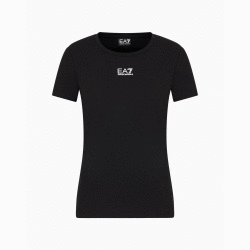 EA7 T-SHIRT LOGO SERIES IN COTONE E MODAL STRETCH